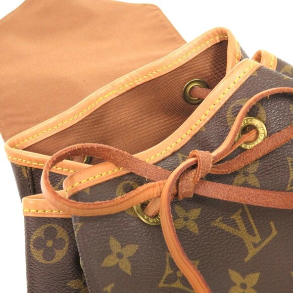 LOUIS VUITTON Brown Monogram Backpack - Picture 7 of 11